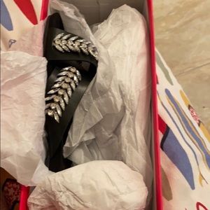 ShoeDazzle Rhinestone Slippers